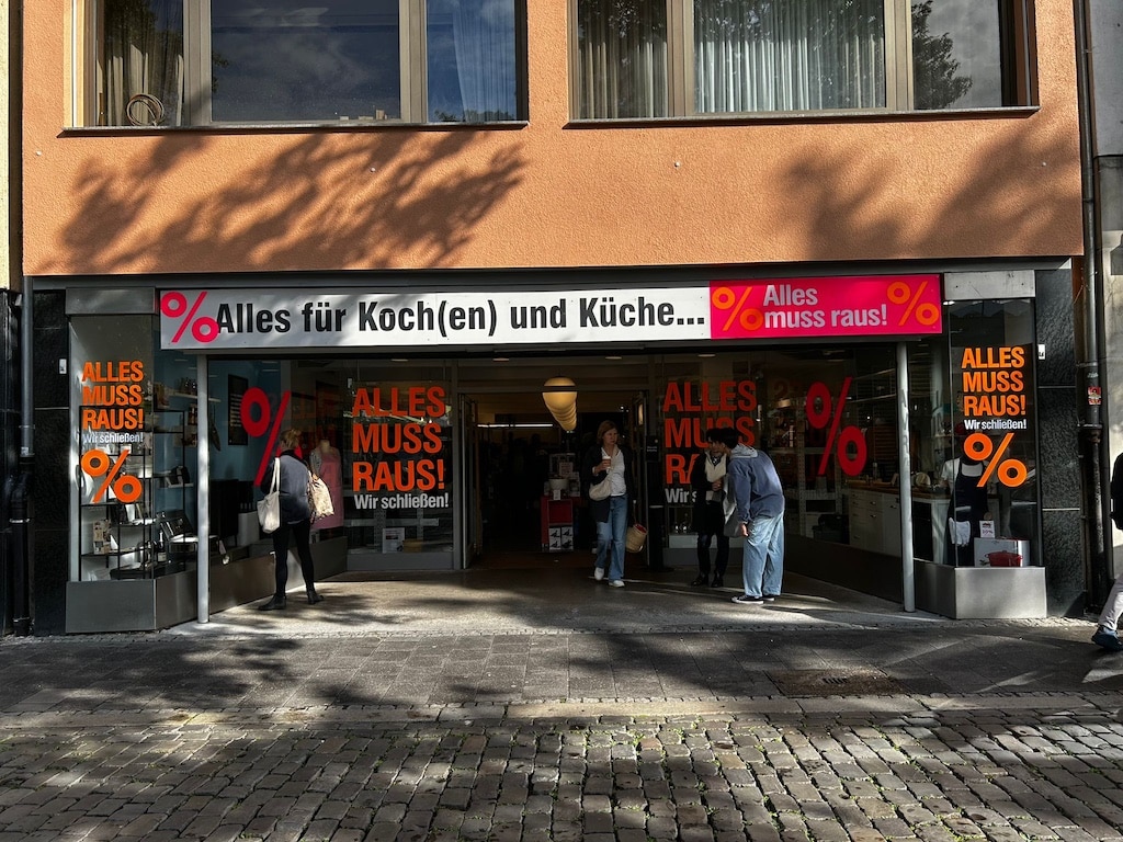 Räumungsverkauf bei Cucina