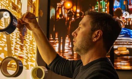 Max Zorn & Friends: Kunst aus Licht und Klebeband