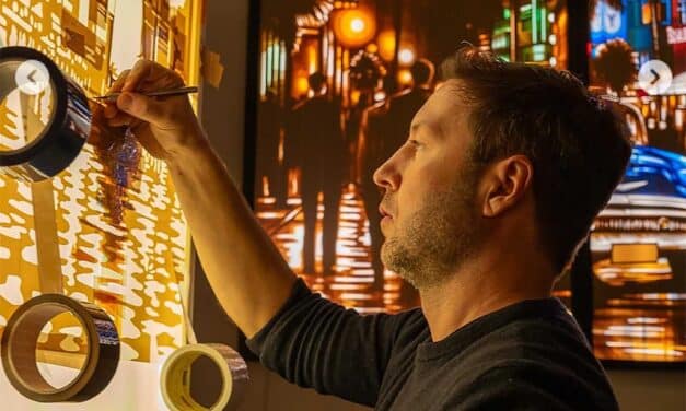 Max Zorn & Friends: Kunst aus Licht und Klebeband