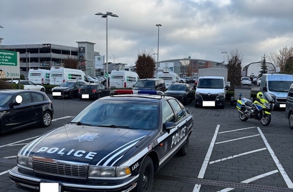 Amerikanischen Streifenwagen © Polizei Düsseldorf