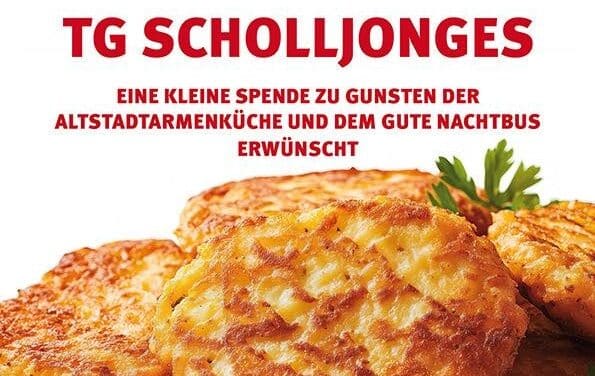 Scholljonges retten Lebensmittel: Reibekuchen-Aktion verarbeitet hunderte Kilo Kartoffeln