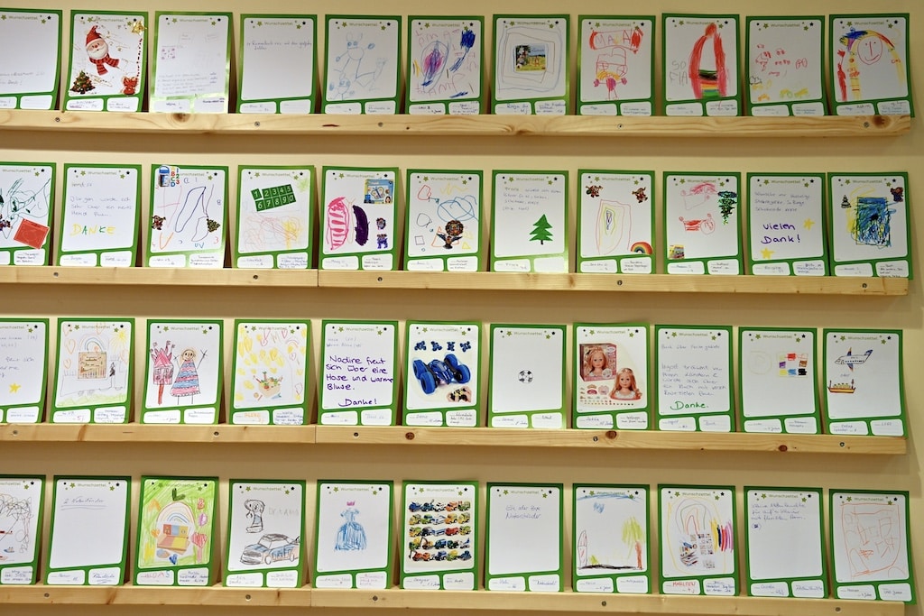 Das Weihnachtswerk der Stadtwerke Düsseldorf in den Schadow Arkaden ist ausverkauft © Lokalbüro