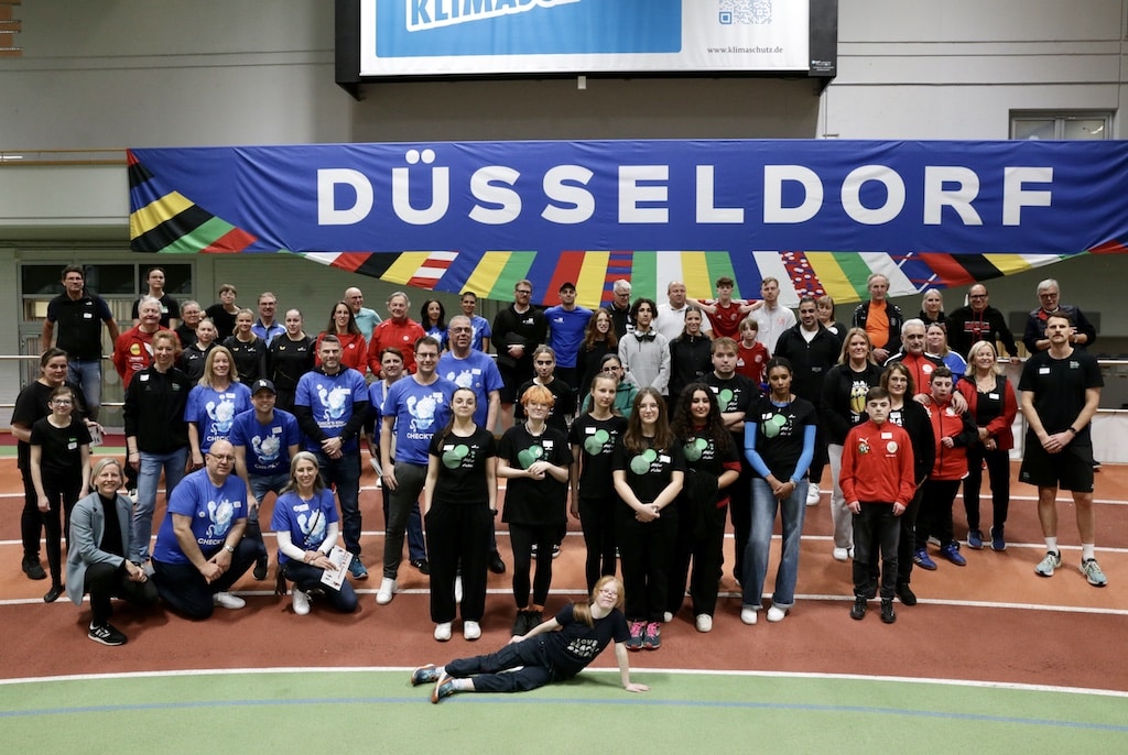 Am Para & Special Sporttag beteiligten sich folgende Vereine: ART Giants, Bananenflanke Düsseldorf, Borussia Düsseldorf, Capital Bascats, DEG Eislaufschule, DJK TUSA 06, DJK AGON 08, Düsseldorfer Sportverein 04 Lierenfeld, Fortuna Düsseldorf, Turnverein Kalkum-Wittlaer, Wassersportverein Rheintreue, Sportwerk Düsseldorf, Reit- und Pony Club Düsseldorf, Skater Park Eller, und SMS 02 Lebenshilfe Düsseldorf. ©  Landeshauptstadt Düsseldorf/Ingo Lammert