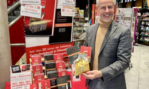 Lokalbüro verlost City Schecks Gutscheinbücher