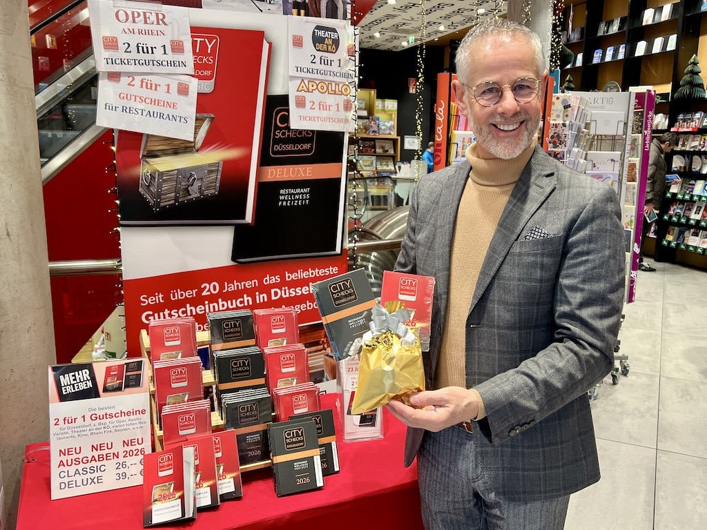  Martin Weiß in der Thaila Buchhandlung an der Kö © Lokalbüro