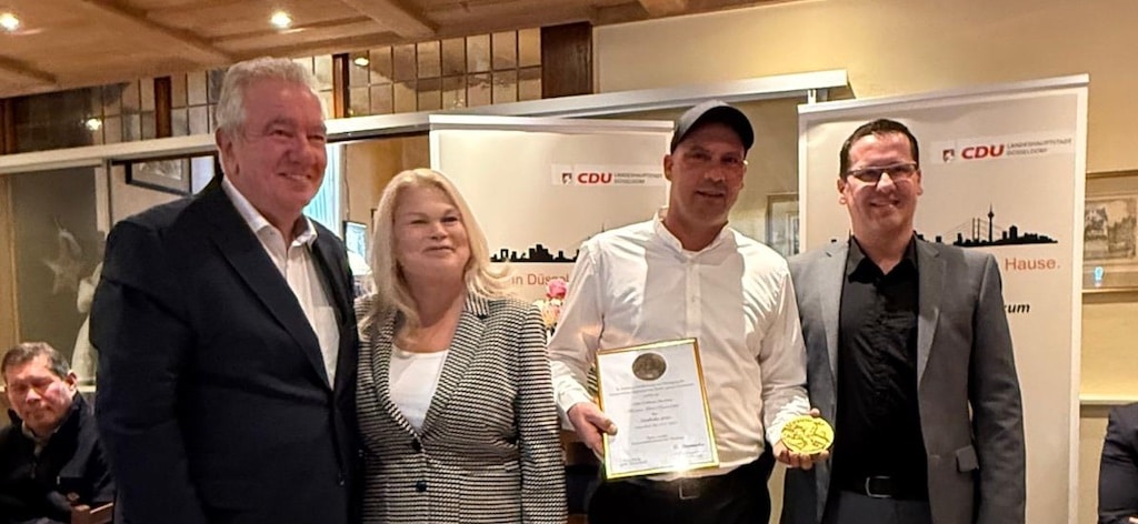 (vl) Peter Frymuth, Petra Pawig, Lars Rambow, Stefan Golißa © CDU-Ortsverband Lohausen-Stockum