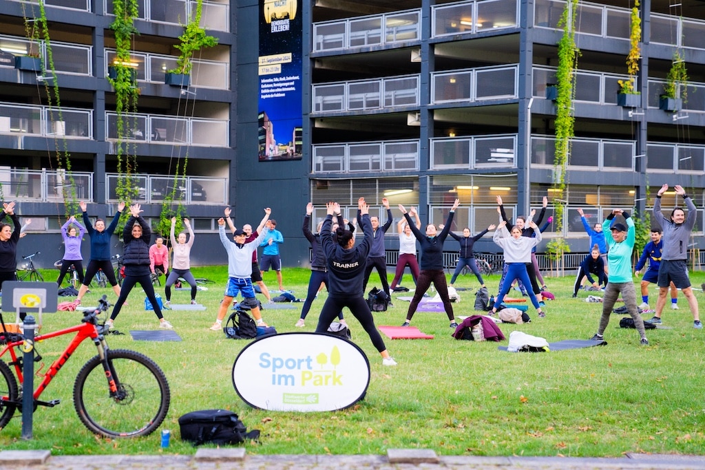Sport im Park Winteredition Symbolbild © Landeshauptstadt Düsseldorf/Sportamt