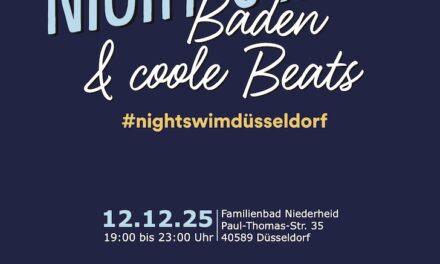 Night-Swim: Niederheider Familienbad verwandelt sich in strahlende Partyzone