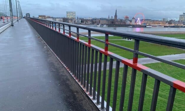 Oberkasseler Brücke: Geländeroptimierung wird nach Winterpause fortgesetzt