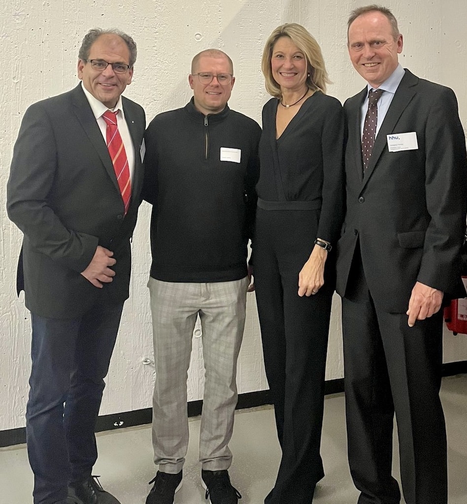 Markus Shenouda, Daniel Liebich, Prof. Dr. Anja Steinbeck und Wolfgang Fischer Markus Shenouda, Daniel Liebich, Prof. Dr. Anja Steinbeck und Wolfgang Fischer