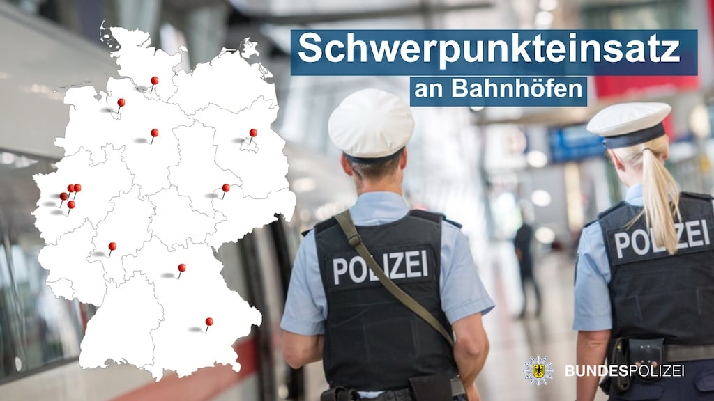 Bild Übersichtskarte © Bundespolizei