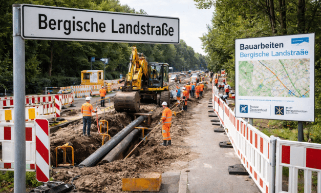 Umfangreiche Bauarbeiten an der Bergischen Landstraße geplant