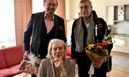 Herzliche Gratulation zum 99. Geburtstag: Düsseldorfer Jonges gratulieren Ernst Meuser