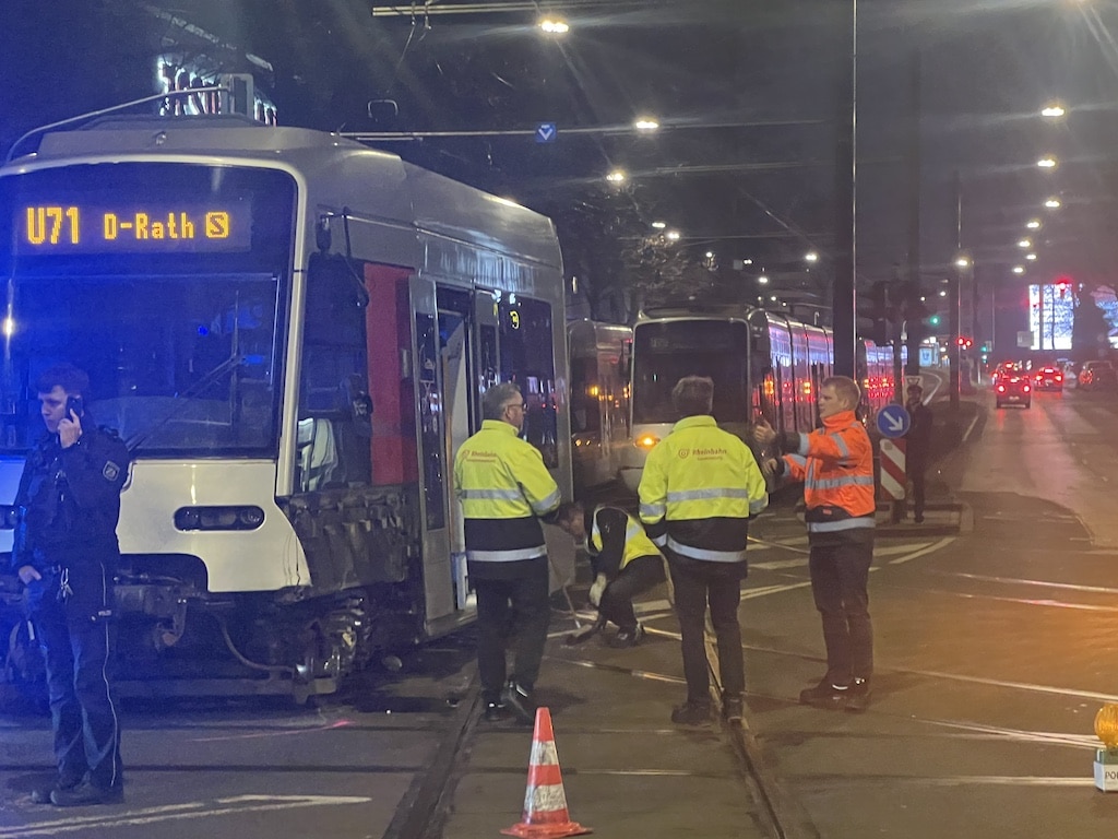 Straßenbahnunfall auf der Grafenberger Allee © Lokalbüro