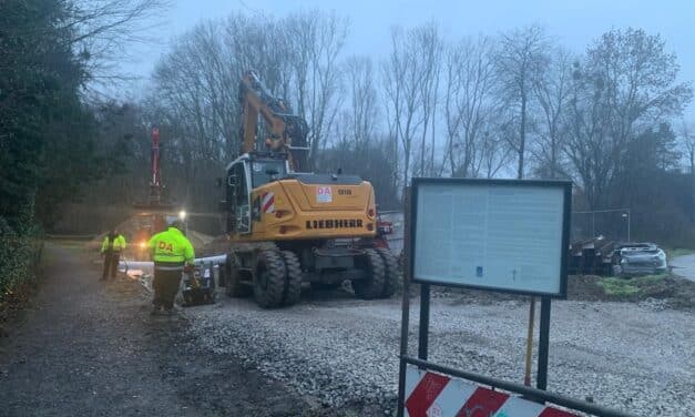 Baustart für Regenklärbecken an der Luckemeyerstraße – Arbeiten haben begonnen