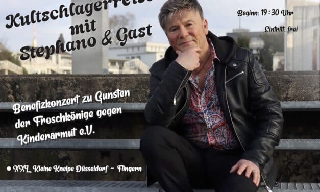 Benefizabend mit Kultschlager‑Star Stephano für Düsseldorfer Kinder in&nbsp;Not