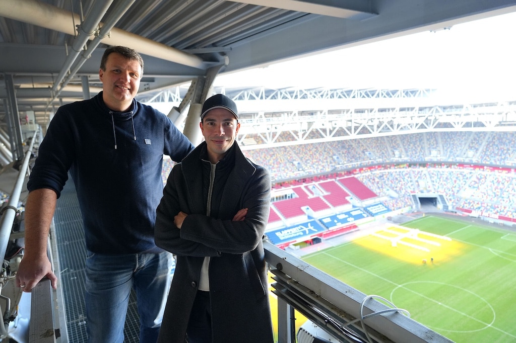 Christian Pasch, Chief Technical Officer, Patricio Valtonen, Projektleiter Energie © D.LIVE