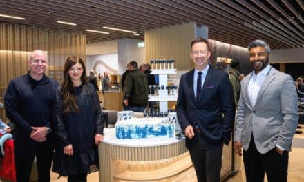 Teileröffnung der neuen DUS Rhein Lounge: