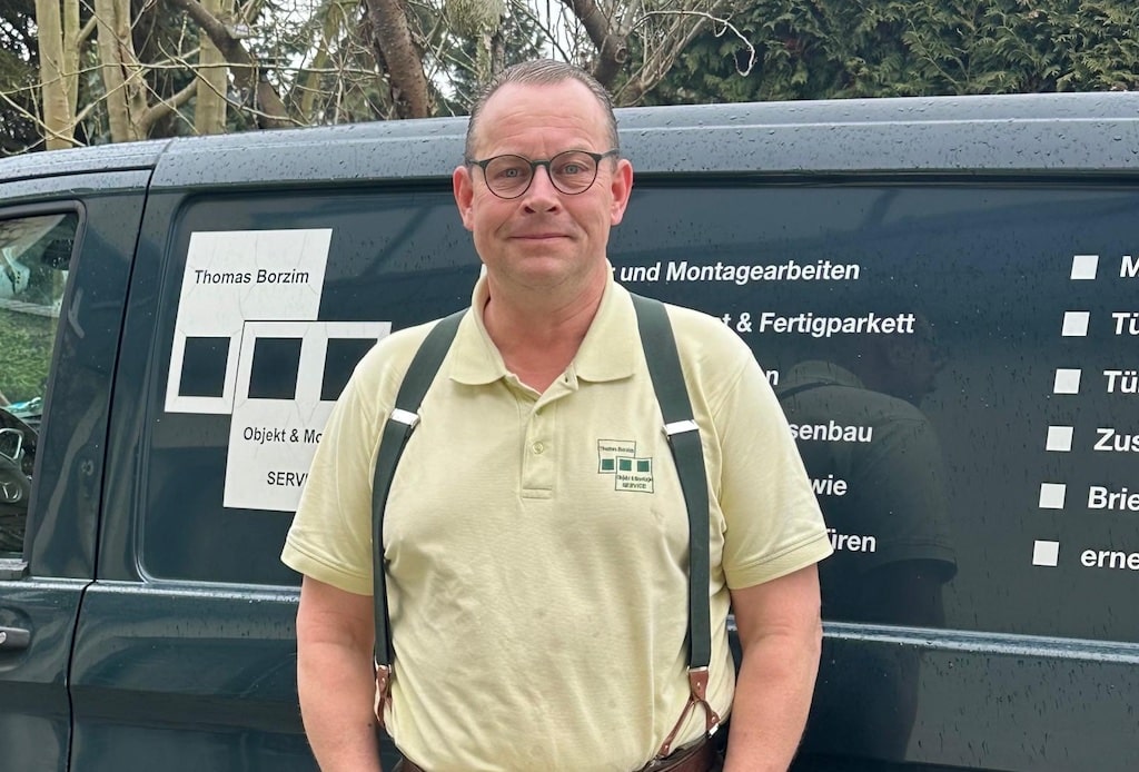 Thomas Borzim ist aus dem Ortsbild von Angermund nicht wegzudenken Foto: Privat