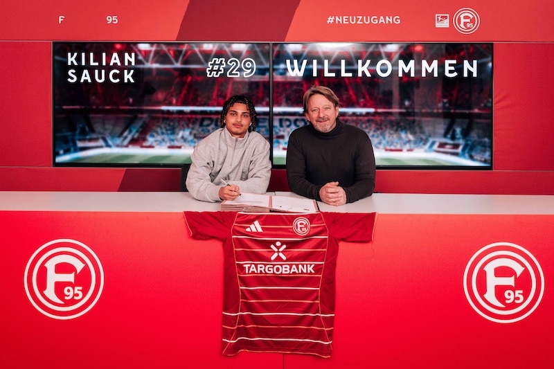 Neuzugang Kilian Sauck © Fortuna Düsseldorf