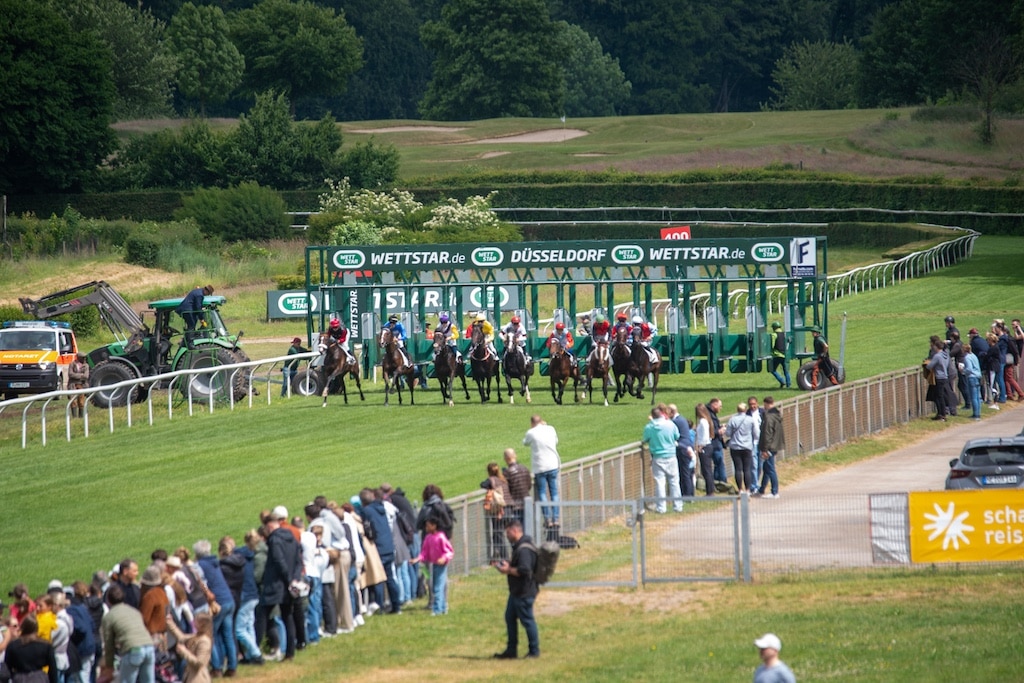 Pünktlich zum ersten Renntag gibt Düsseldorf Galopp auch sein Wett-Angebot für die Saison 2026 bekannt. © LB / Olyf Oidtmann