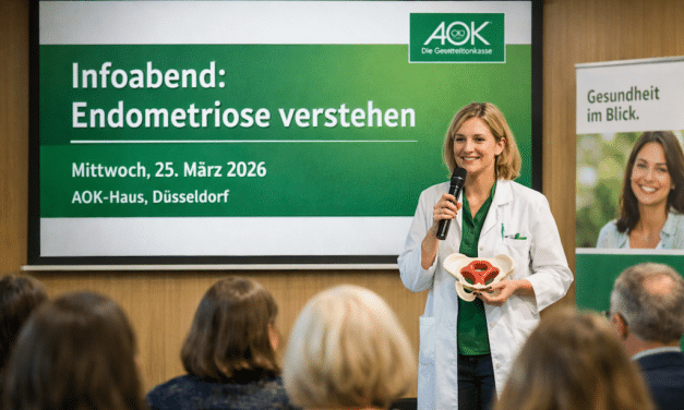 AOK lädt zu Infoabend über Endometriose ein – Kostenfreie Veranstaltung in Düsseldorf