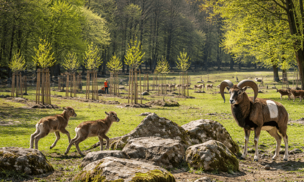 Frühlingserwachen im Wildpark: Neue Bäume und tierischer Nachwuchs