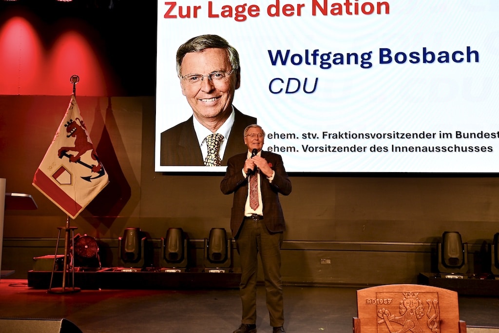 Wolfgang Bosbach bei den Düsseldorfer Jonges © Lokalbüro