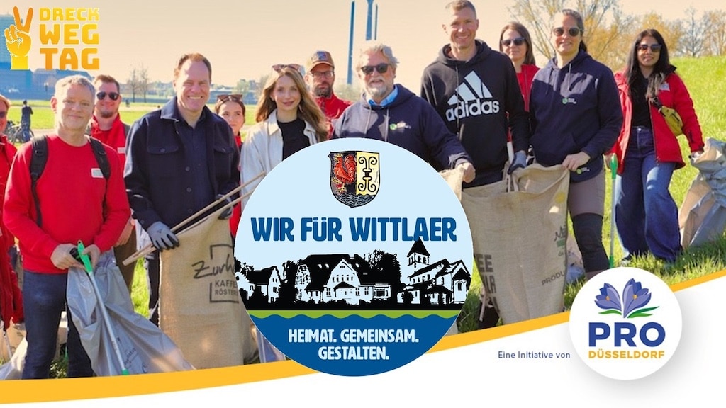 Der Verein 'Wir für Wittlaer' hofft auf rege Mithilfe beim Dreck-Weg-Tag © Hajo Schulze