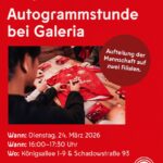 Fortuna Düsseldorf kommt in die City: Autogrammstunde bei GALERIA