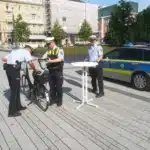 Kostenlose Fahrradcodierung auf dem Kaiserswerther Wochenmarkt