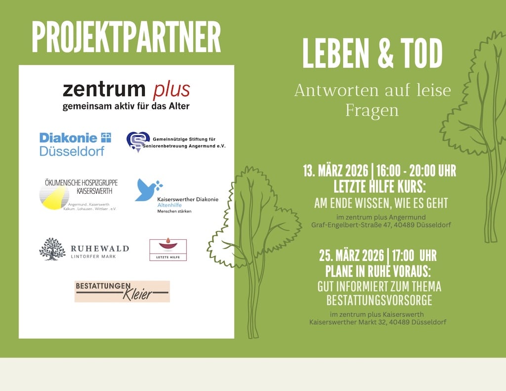 Leben & Tod Faltflyer