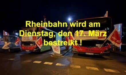 Warnstreik im Nahverkehr: Am Dienstag stehen Busse und Straßenbahnen still