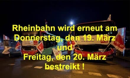 Jetzt auch Freitag: Warnstreiks im NRW-Nahverkehr weiten sich aus – Busse und Bahnen bleiben zwei Tage im&nbsp;Depot