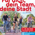 Stadtradeln 2026 in Düsseldorf startet im Mai – Anmeldung ab sofort möglich