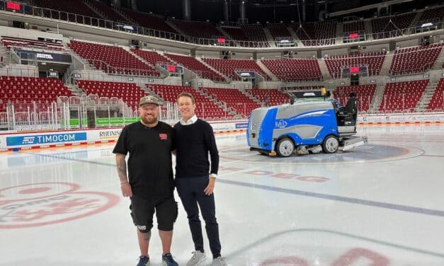 Autonome Eismaschinen im PSD BANK DOME: Düsseldorfer Arena setzt neue Maßstäbe in der Eisaufbereitung