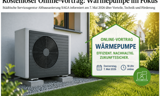 Kostenloser Online-Vortrag: So funktioniert die Wärmepumpe