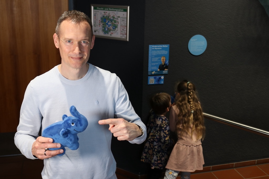Kinderrechte-Rallye Dr. Jochen Reiter, Direktor des Aquazoo © Aquazoo Museum Löbbecke