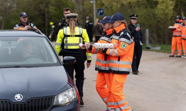 Bunte Eier für vorbildliches Verhalten im Straßenverkehr