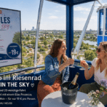 Prosecco mit Aussicht: Neues Genussangebot im Riesenrad der Landesgartenschau
