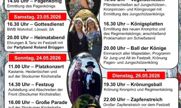 Schützenfest in Stockum zum Saisonstart