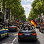 Polizei Düsseldorf warnt vor Verkehrsverstößen bei WM-Autokorsos