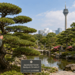 Jährlicher Kiefernschnitt bewahrt japanische Gartenkunst im Nordpark