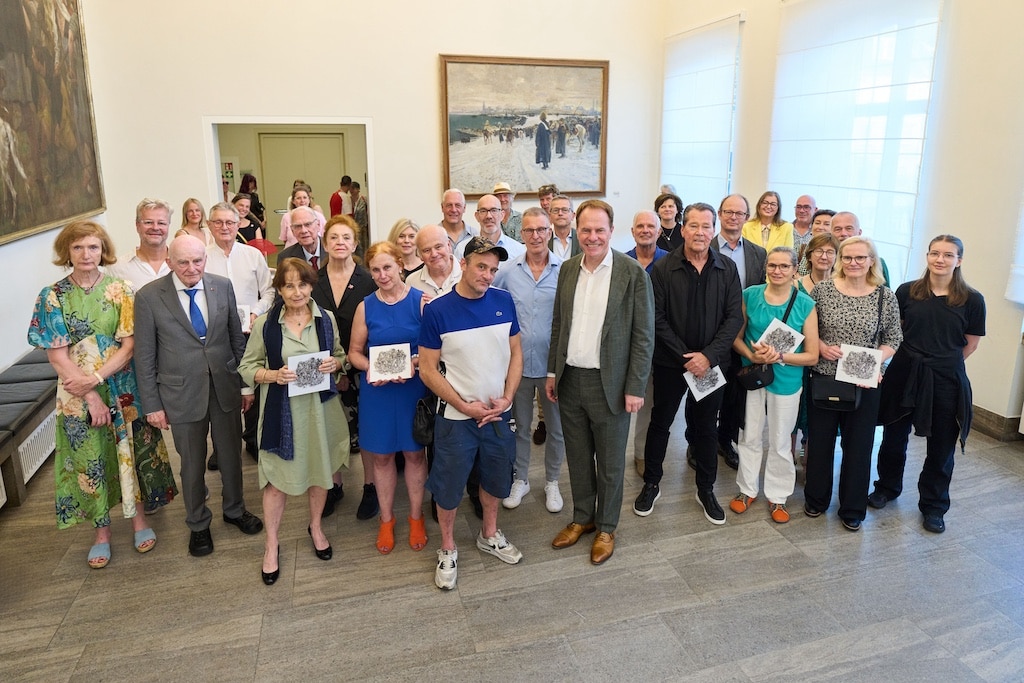 Mit einem Empfang im Rathaus wurde zahlreichen Spendern, Förderern sowie Partnern des Projekts "Housing First Düsseldorf" für ihr herausragendes Engagement am Mittwoch, 24. Juni 2026, gedankt. ©     Landeshauptstadt Düsseldorf/Claus Langer