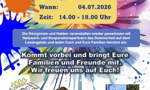 Sommerfest der Königinnen und Helden lockt wieder auf den Lessingplatz
