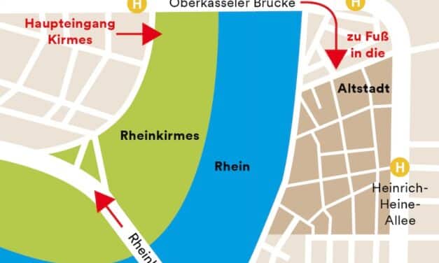 Rheinkirmes 2026: So funktioniert die An- und Abreise zu Drohnenshow und Höhenfeuerwerk
