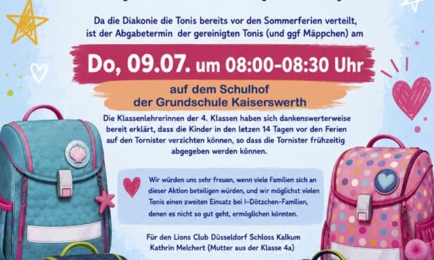 Wenn Schulranzen ein zweites Leben bekommen