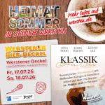 Heimatsommer startet in Wersten: Bier-Deckel eröffnet, Klassik am See folgt im August