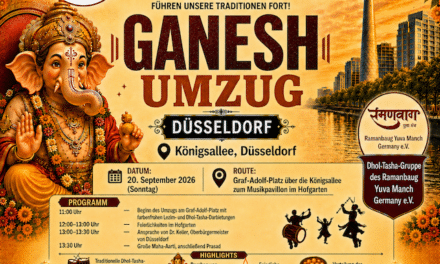 Indische Gemeinschaft feiert traditionelles Fest mit Umzug, Musik und Segnung