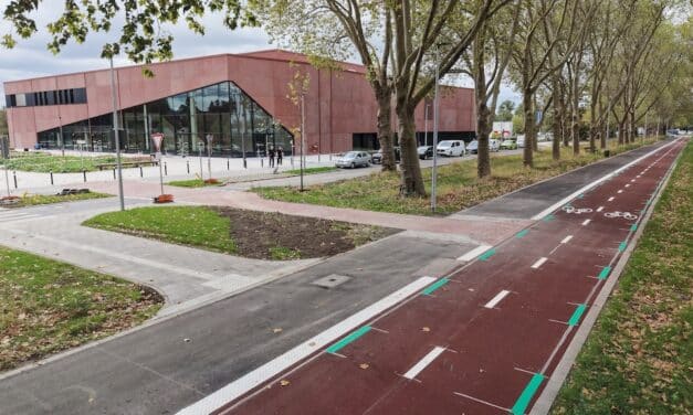 Neues Luisen-Gymnasium ab sofort über Radleitroute 1 erreichbar